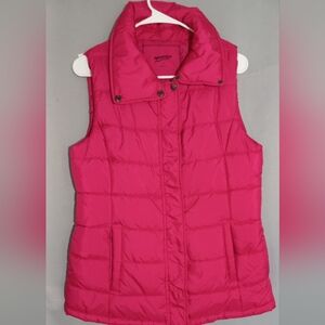 Arizona Fuchsia Puffer Quilted Vest Size L Girl